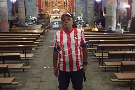 La fe rojiblanca de 'El virula'/TA.